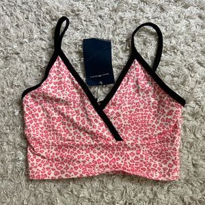 brandy melville cheetah top